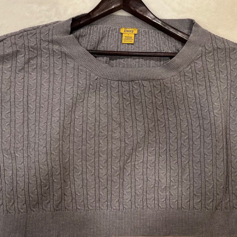 Daisy Pullover Cropped Sweater Women’s Size L